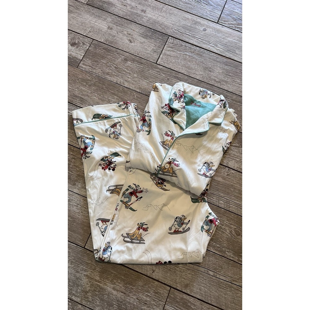 disney mickey mouse Mens Holiday Pjs XL